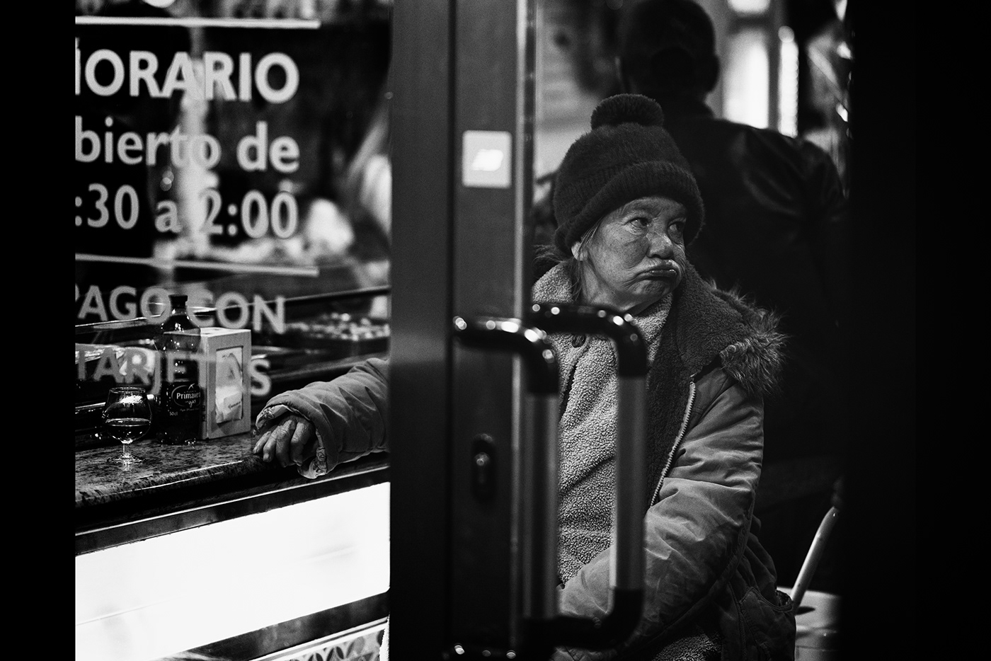 black and white monochrome street photography city Urban Street people portrait Photography 