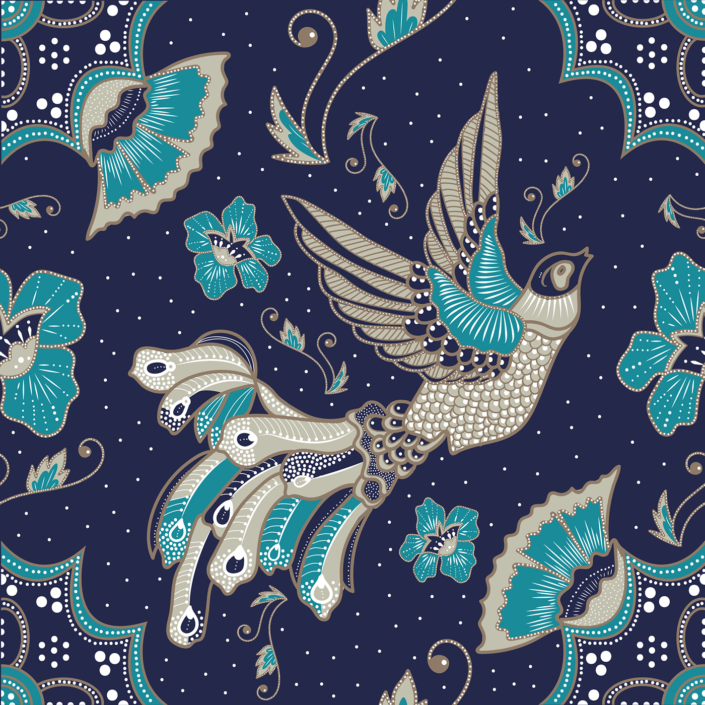 batik pattern design ILLUSTRATION  graphic design  OCADU