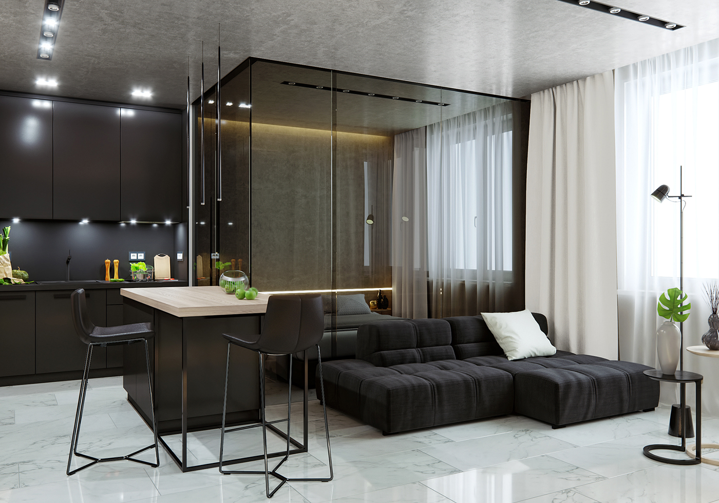 apartment design Render interior design  Minimalism corona renderer Interior corona render 