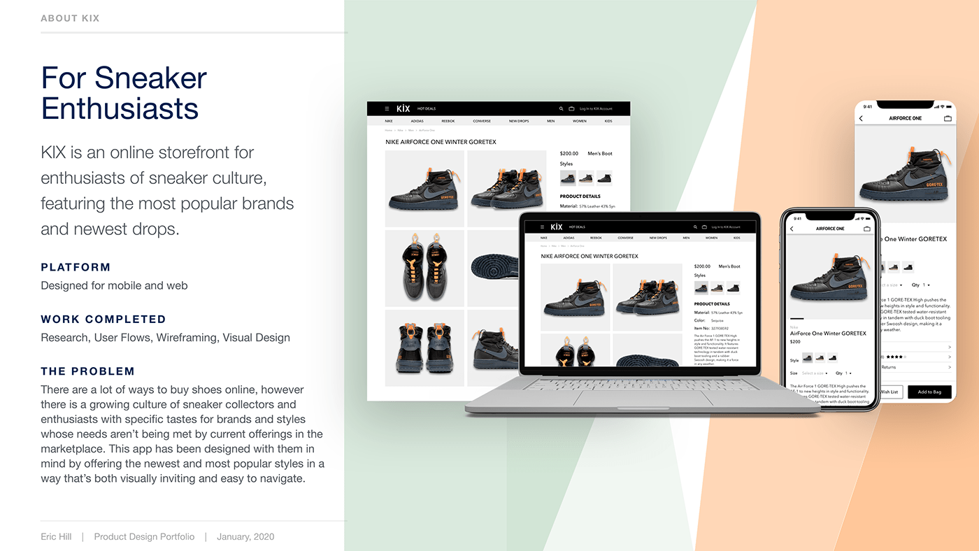 app design sneakers ecommerce app Ecommerce