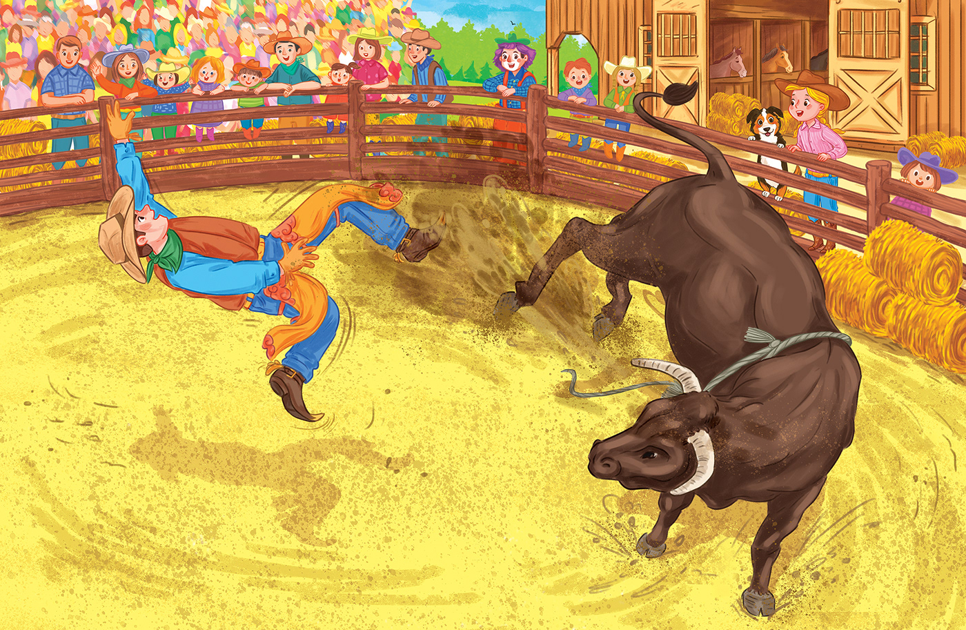 bull Character clown cow cowboy dog horse rodeo rodeoclown rodeoqueen