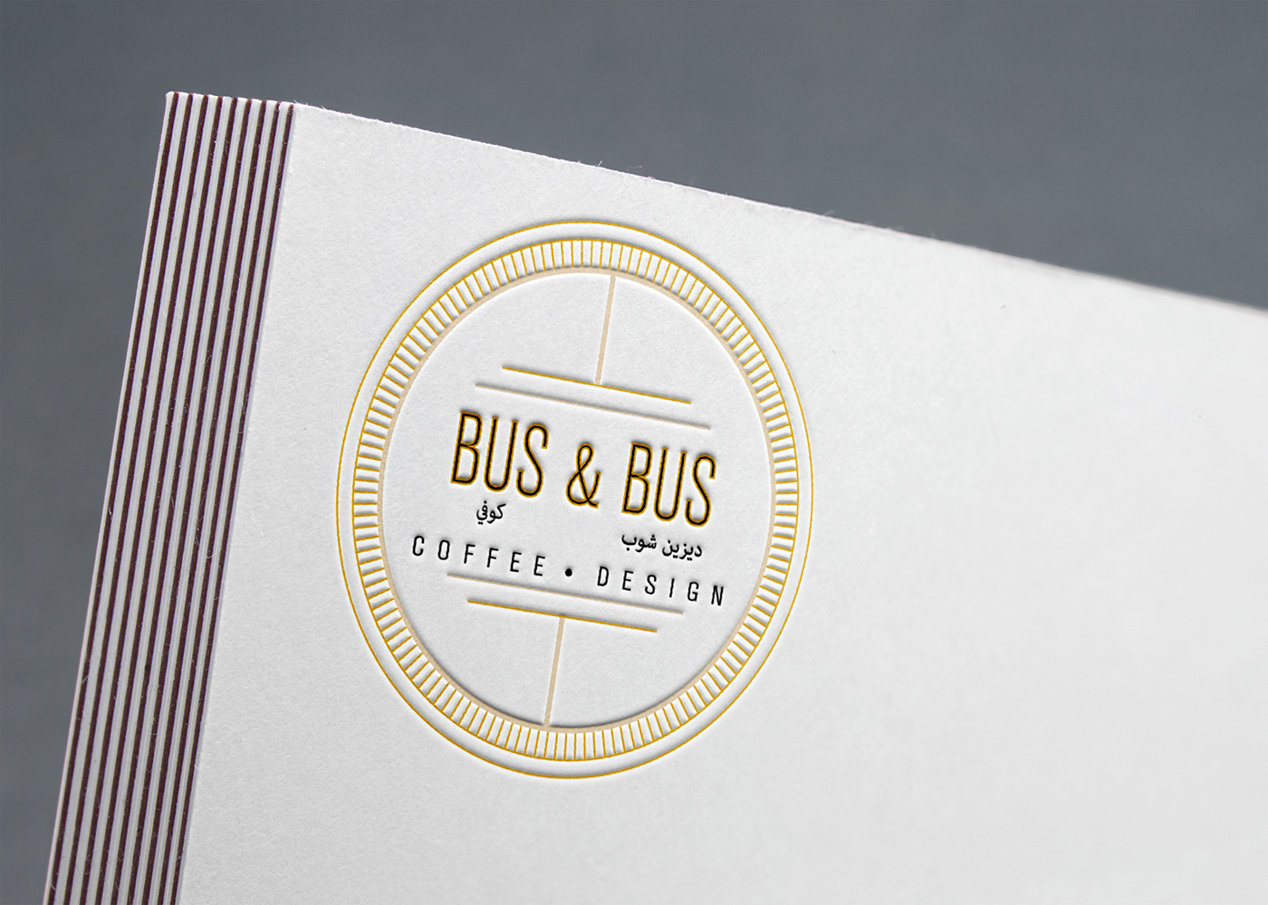 logo Corporate Identity design bus Coffee sign cup car