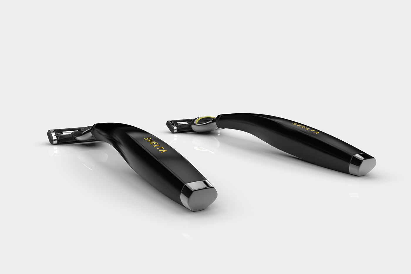 handle Razor razors 3D rendering GILLETTE Mach3 fusion pro glide handle design gillette design product 3D Rendering