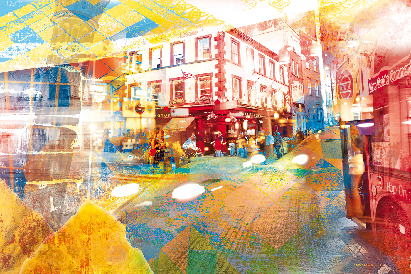 benesch collage collagen composings fotografie photo town Urban ILLUSTRATIONEN