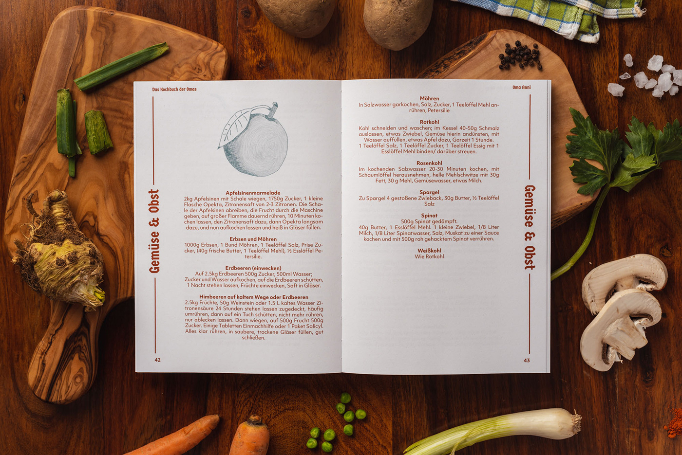 Bookdesign cookbook editorial fooddesign history