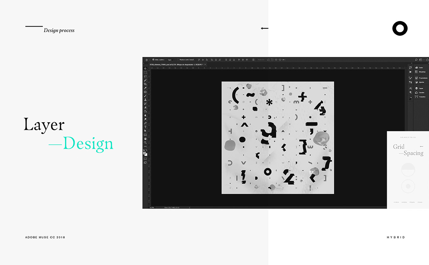 adobe splash screen muse Creative Cloud art design Layout 3D branding  identity