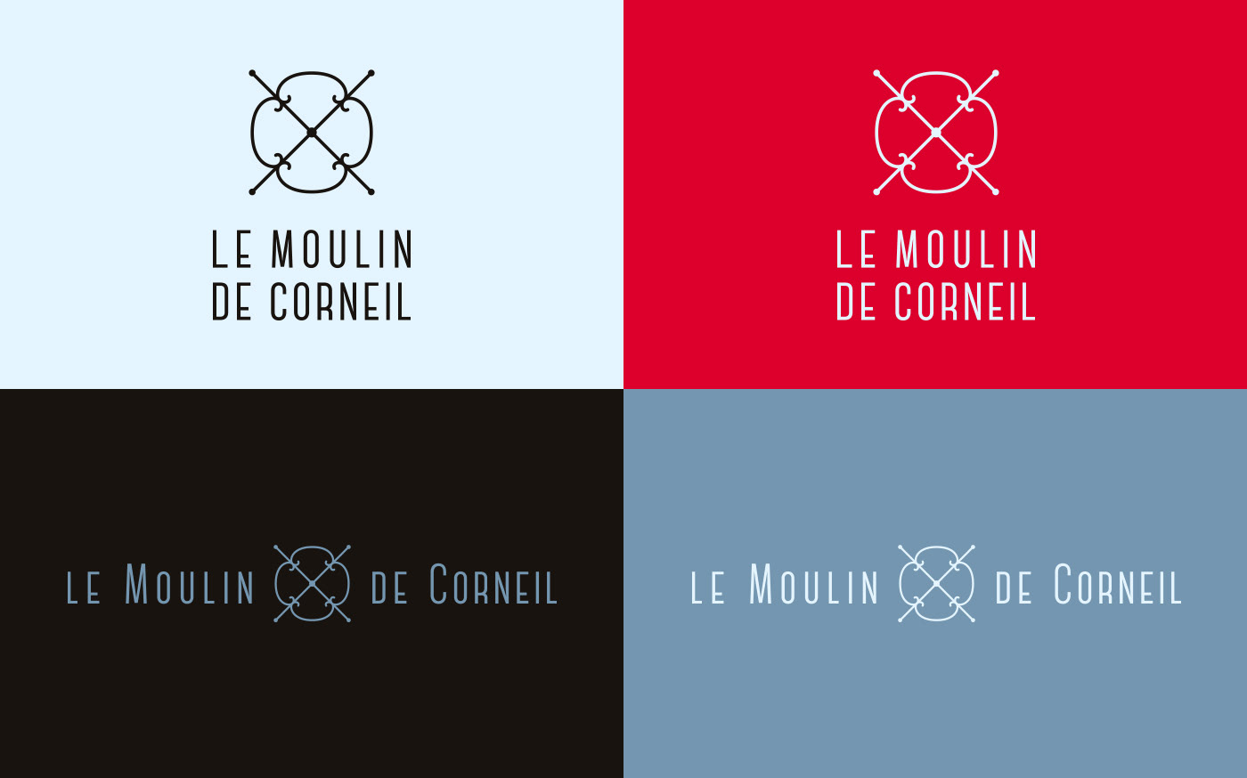 branding  art direction  restaurant French Food  Nature mill graphic design  Logotype identity
