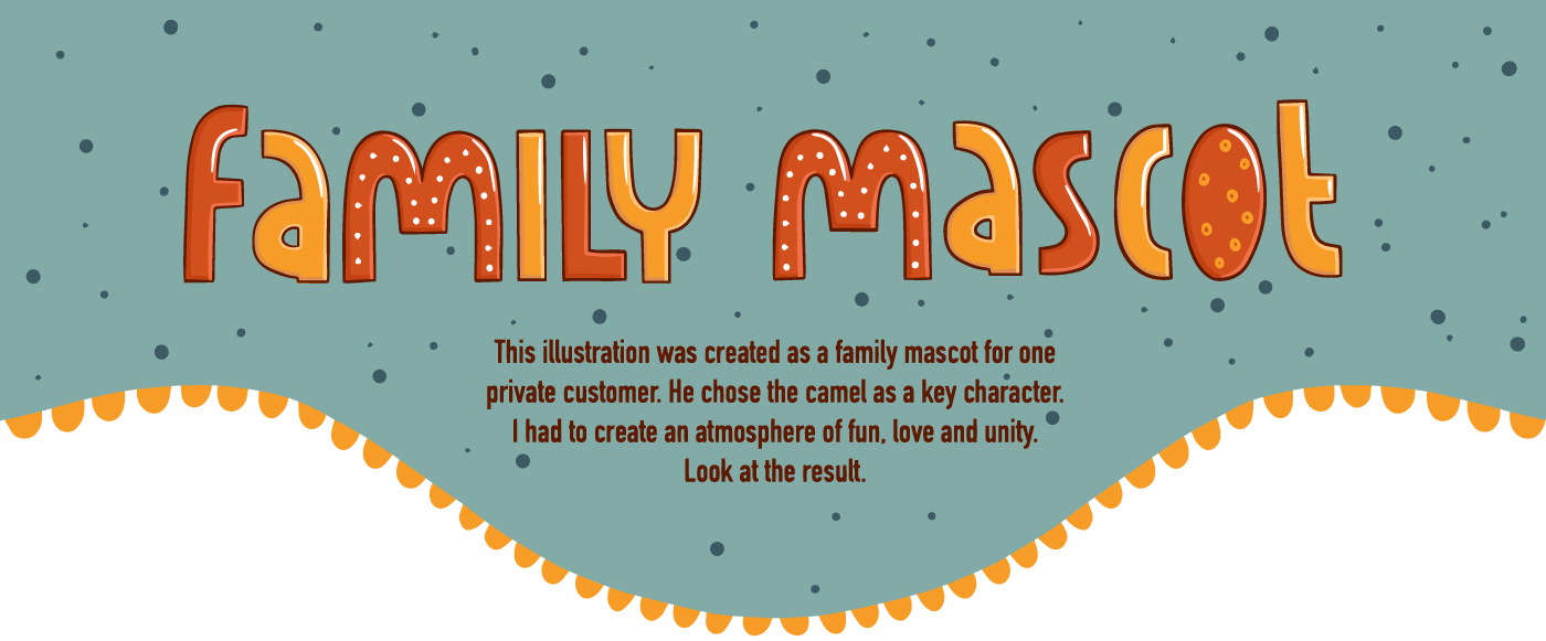 camel Character Character design  children illustration dancing family mascot family sigh lettering Mascot Procreate