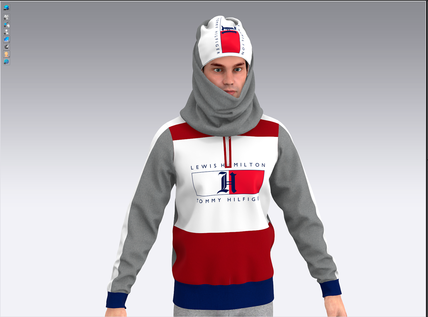 3D Clo3d clothes tommy hilfiger