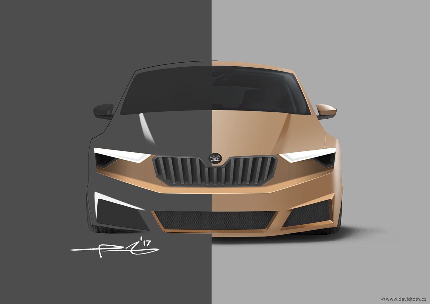 Skoda Octavia Rs Facelift Concept Wip Smcars Net Car Blueprints Forum