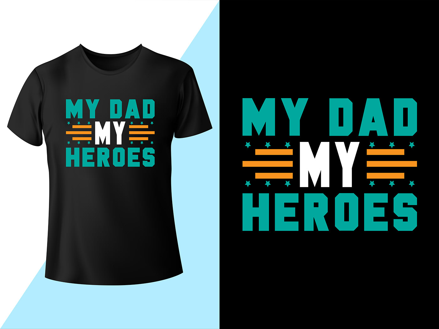 Father's Day dad father Fathers Day graphic design  adobe illustrator Graphic Designer t-shirt Tshirt Design typography  