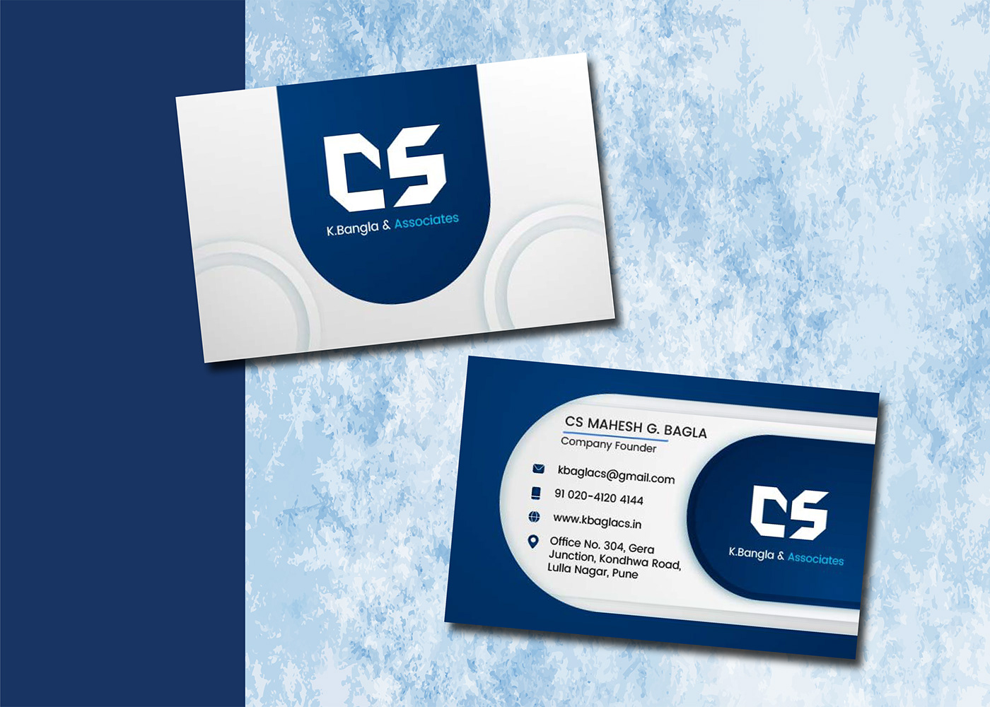Behance business card coverpage Illustrator neondesign