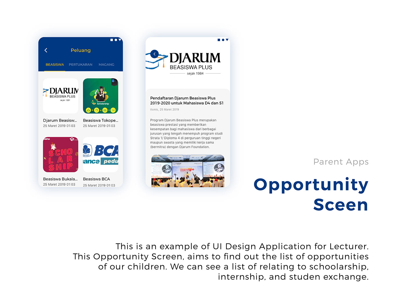 UI/UX Design ui design UX design UI/UX Case Study Education campus student lecturer mobile