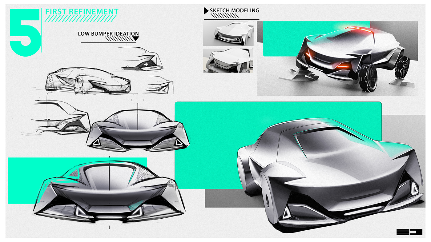 car design Transportation Design Autonomous sketch industrial design  design suv Offroad