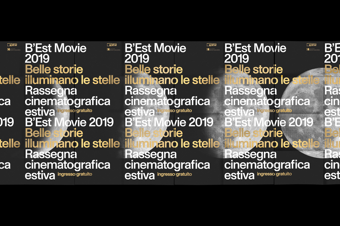 visualidentity brandidentity filmfestival gold Film   bigtypography cineteca bologna print Webdesign