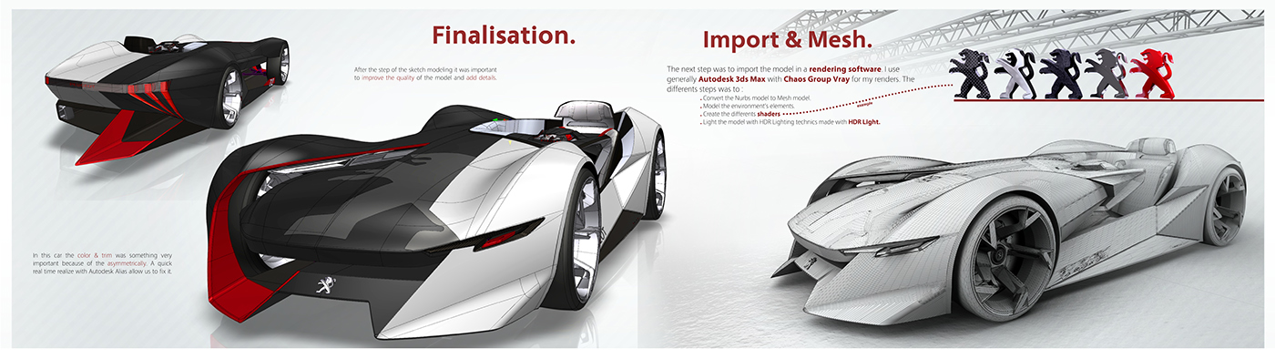 portfolio digital design 3D CGI automotive  