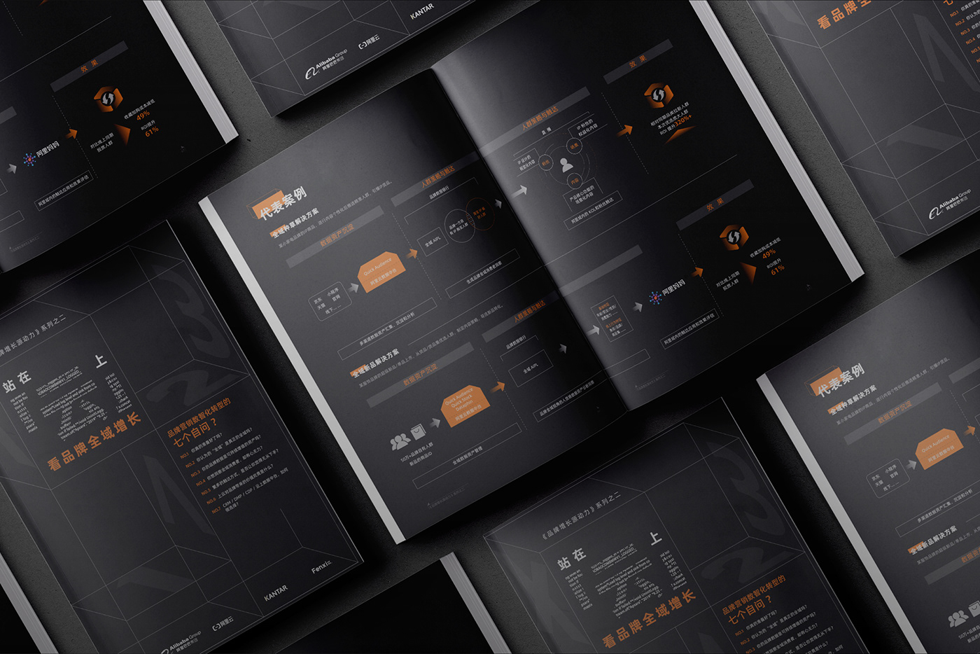alibaba group book design Layout 书籍设计 阿里巴巴 阿里巴巴 全域营销小黑书