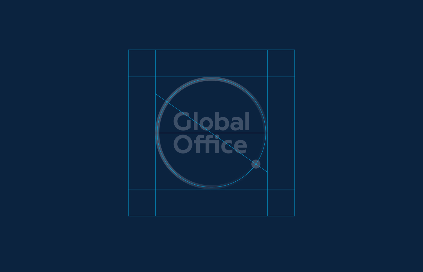 Adobe Portfolio Global Office logo brand identity organization society ukraine business card
