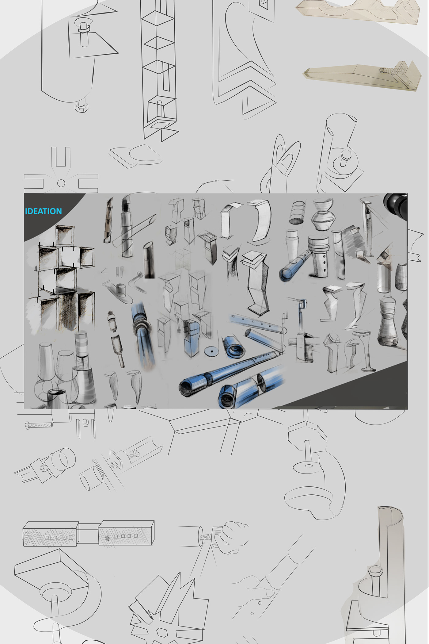 modular product design industrial furniture legs mechanism Porductdesign studentdesign Project