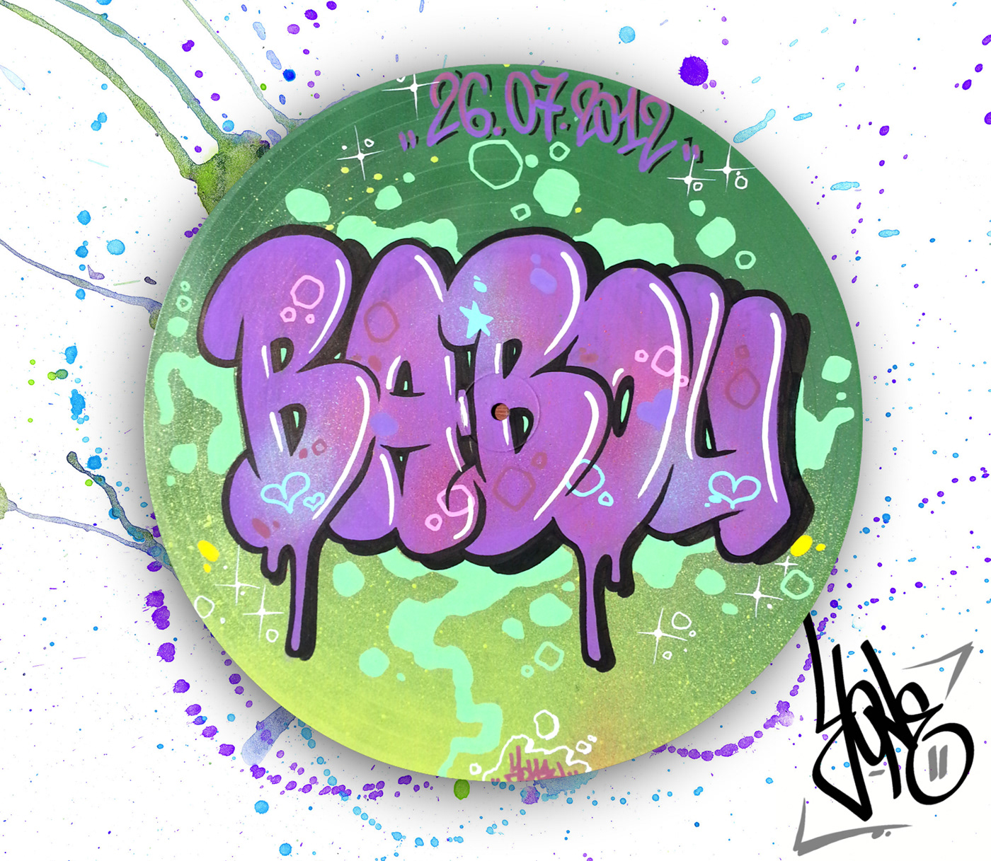 art Artiste bubbles creation Custom flow Graffiti graffitiletters Style vinyle yone