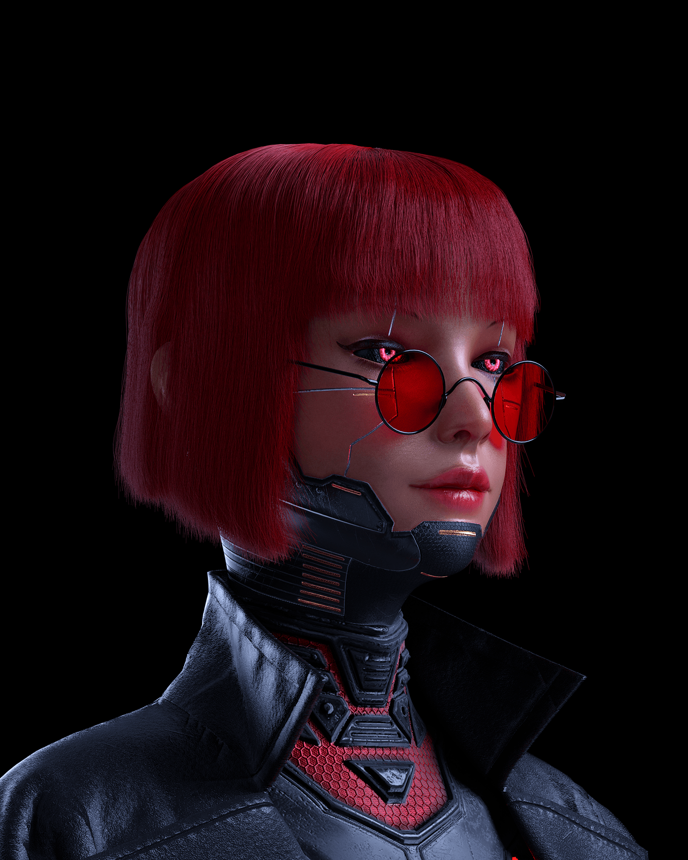 3D after effects animation  Octane Render c4d cinema4d Cyberpunk Character motion design motion graphics 