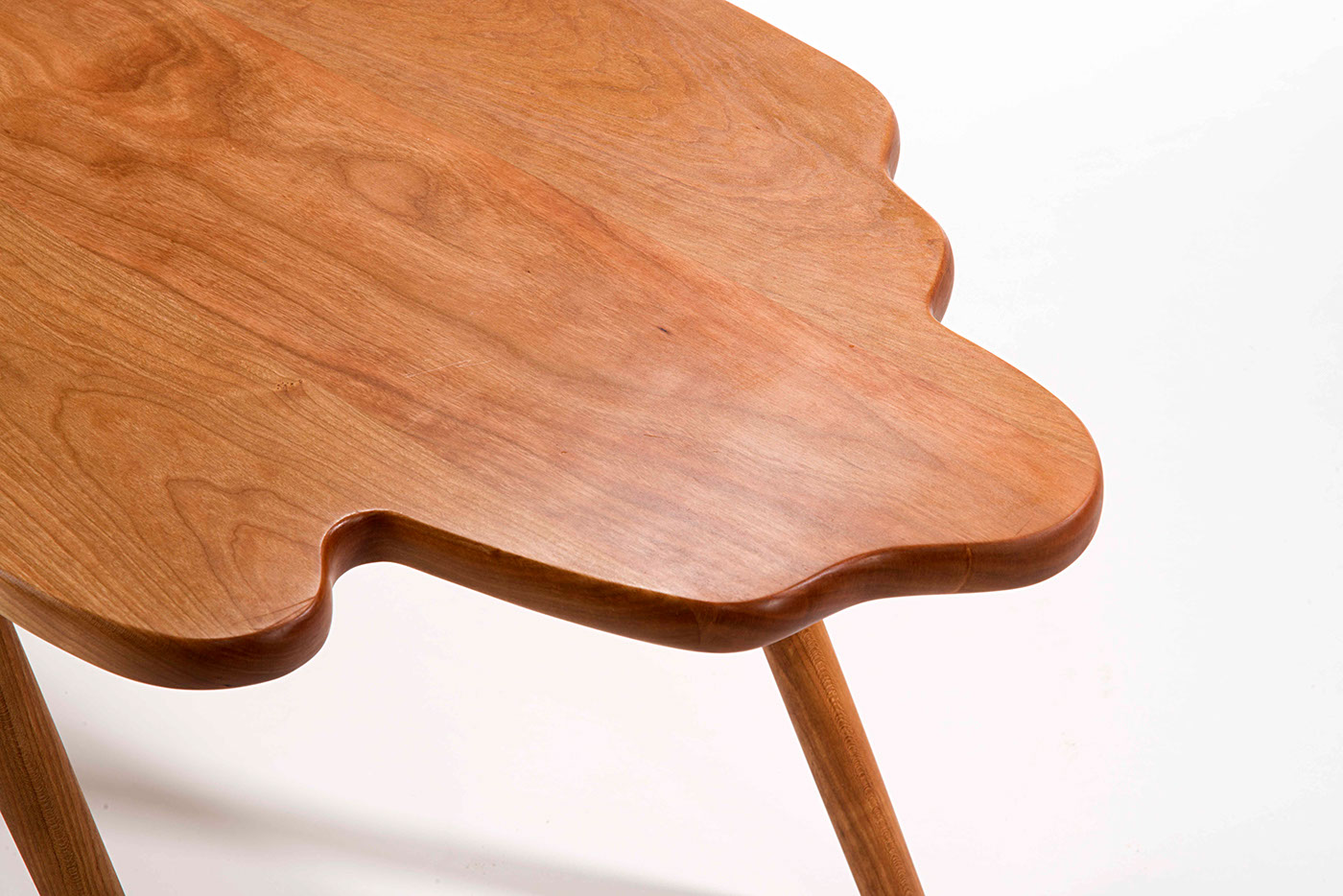 cherry wood woodworking furniture design furniture design  Danish Modern live edge Japanese design wood turning