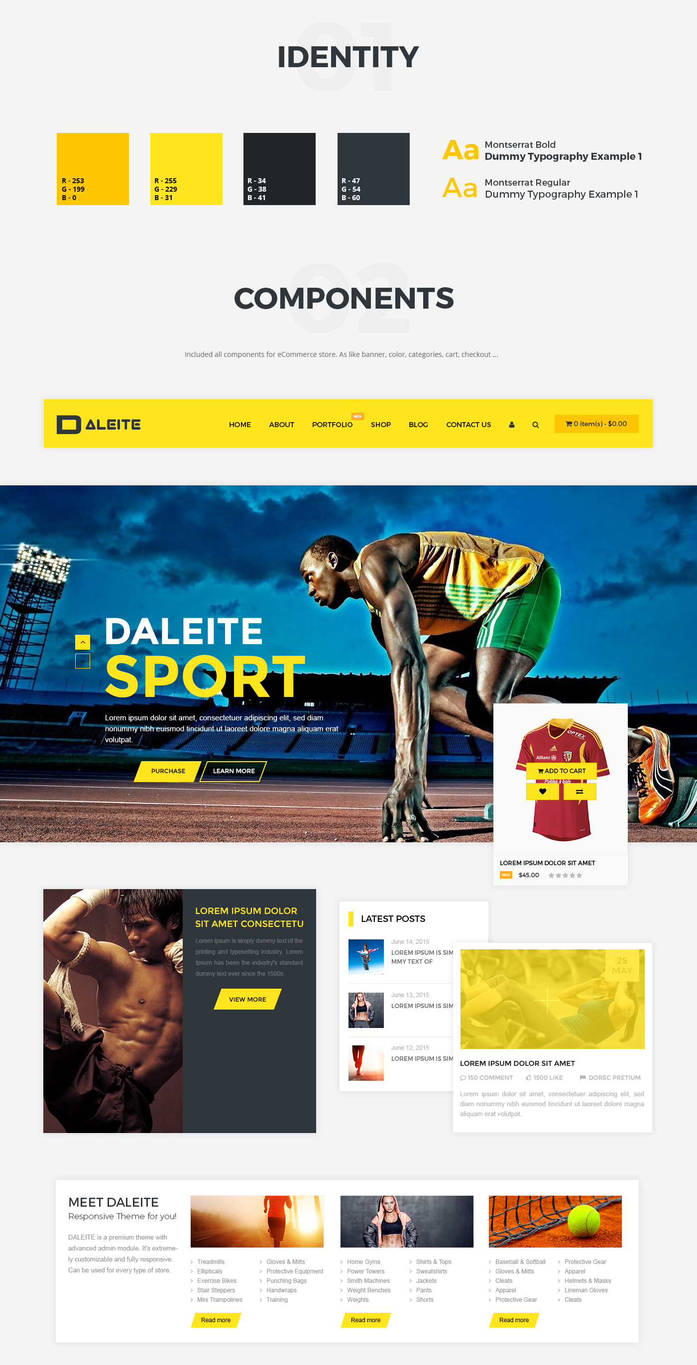 sport Ecommerce template Ecommerce SPORT STORE store Profolio Corporate Site clean Layout