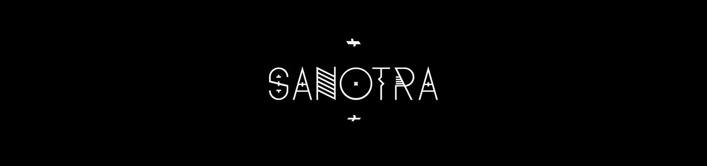 Sanotra font type lines shapes pattern design FontLab Typeface #madethis  #Dreamville #TourStories