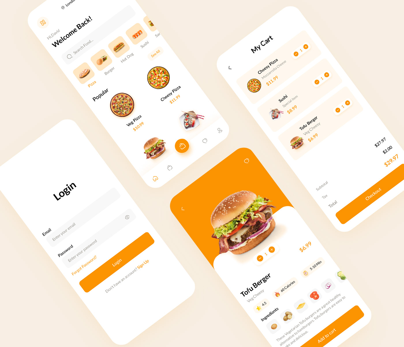 ios app Eating  Food  food order Mobile app Pizza recipe app Restaurant app ux