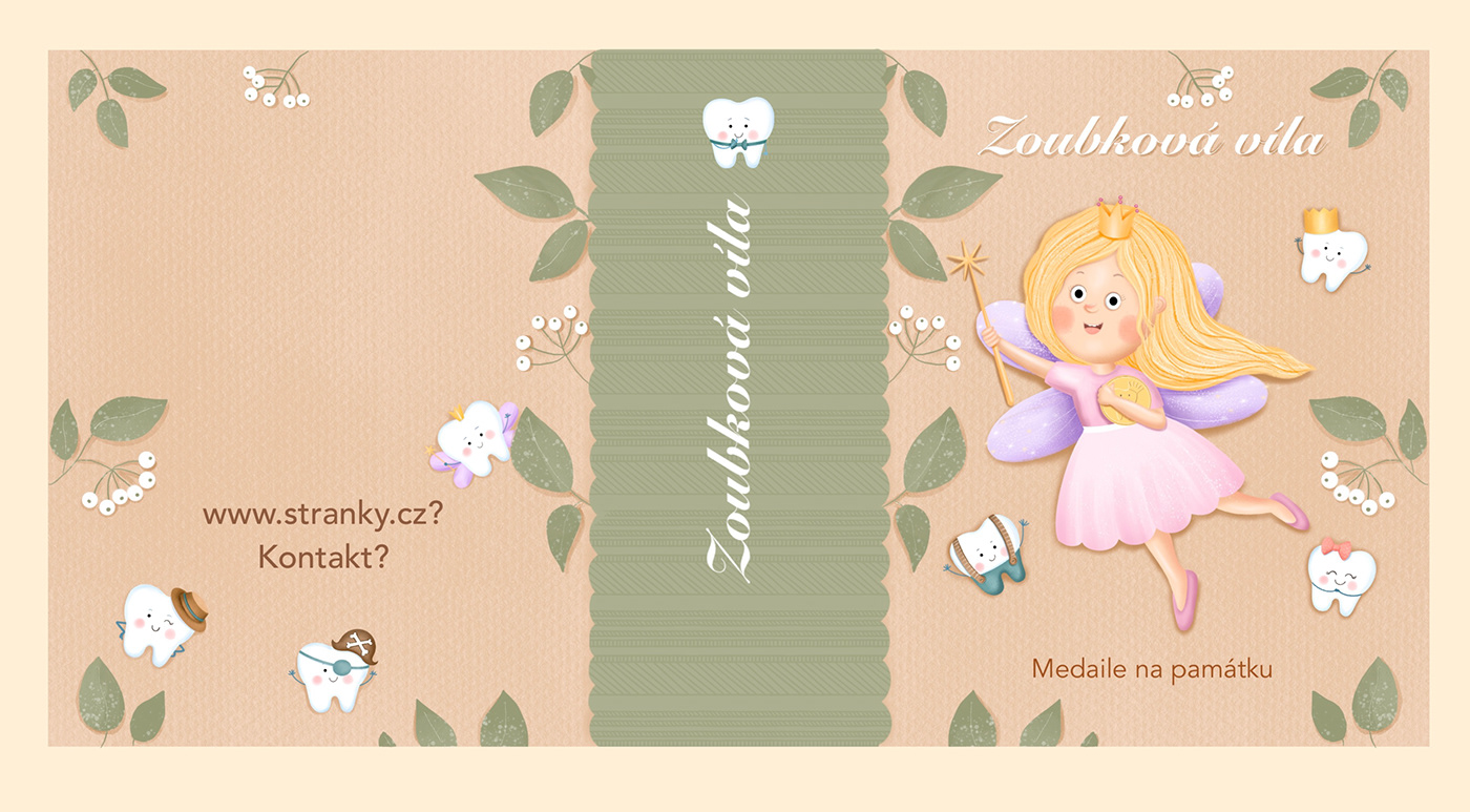 Character Character design  children children illustration digital illustration fairy fairytale Procreate tooth Toothfairy