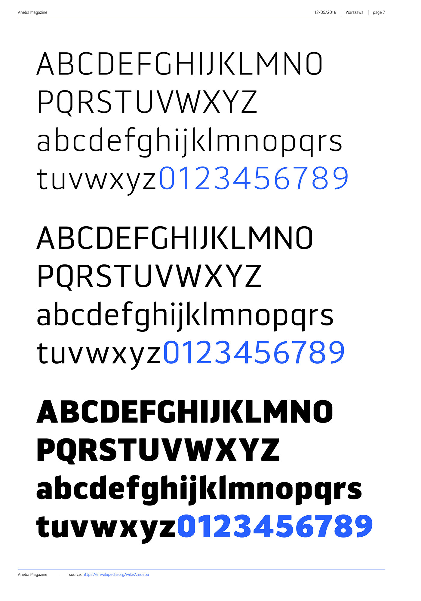 Aneba Typeface font clean branding  MACHALSKI mateusz type modular bold