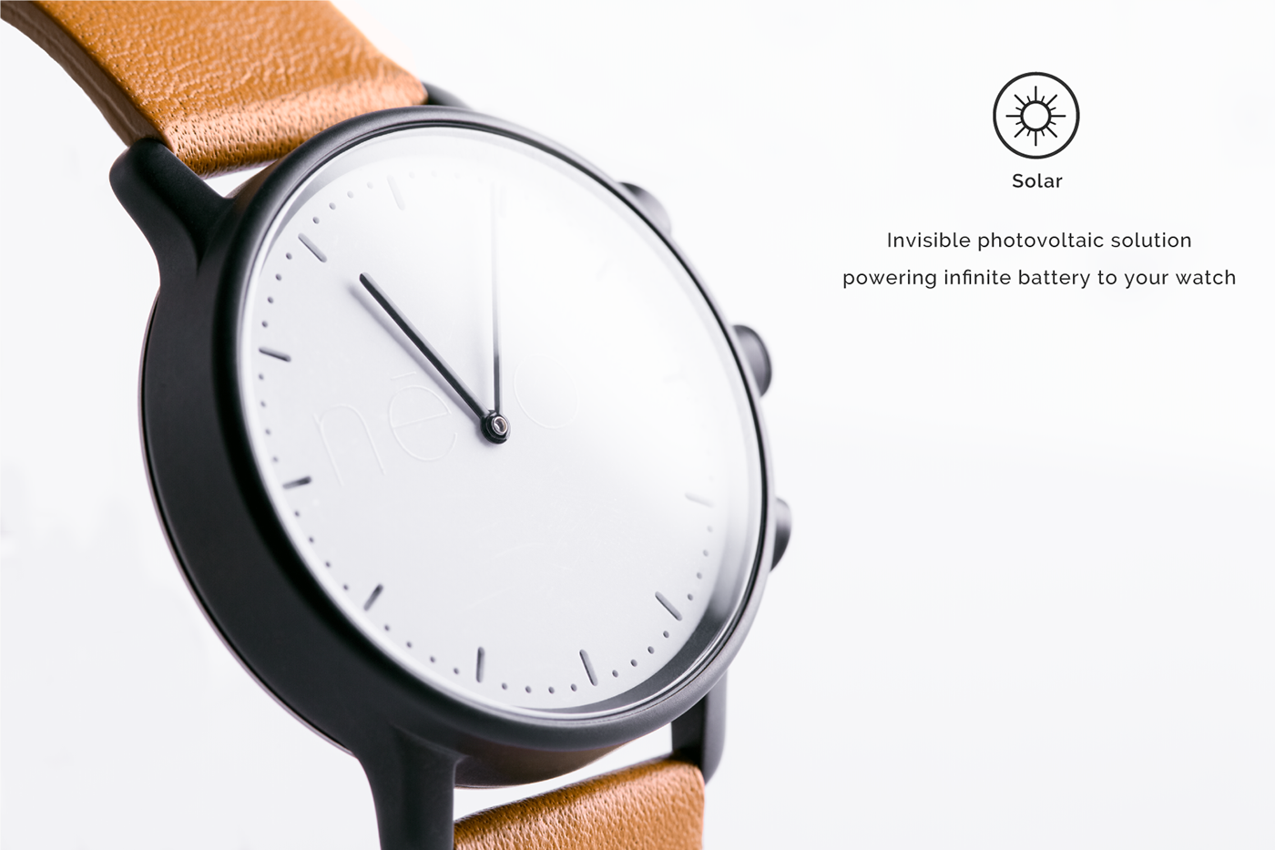 bluetooth watch minimalist design modern smartwatch nevowatch Smart