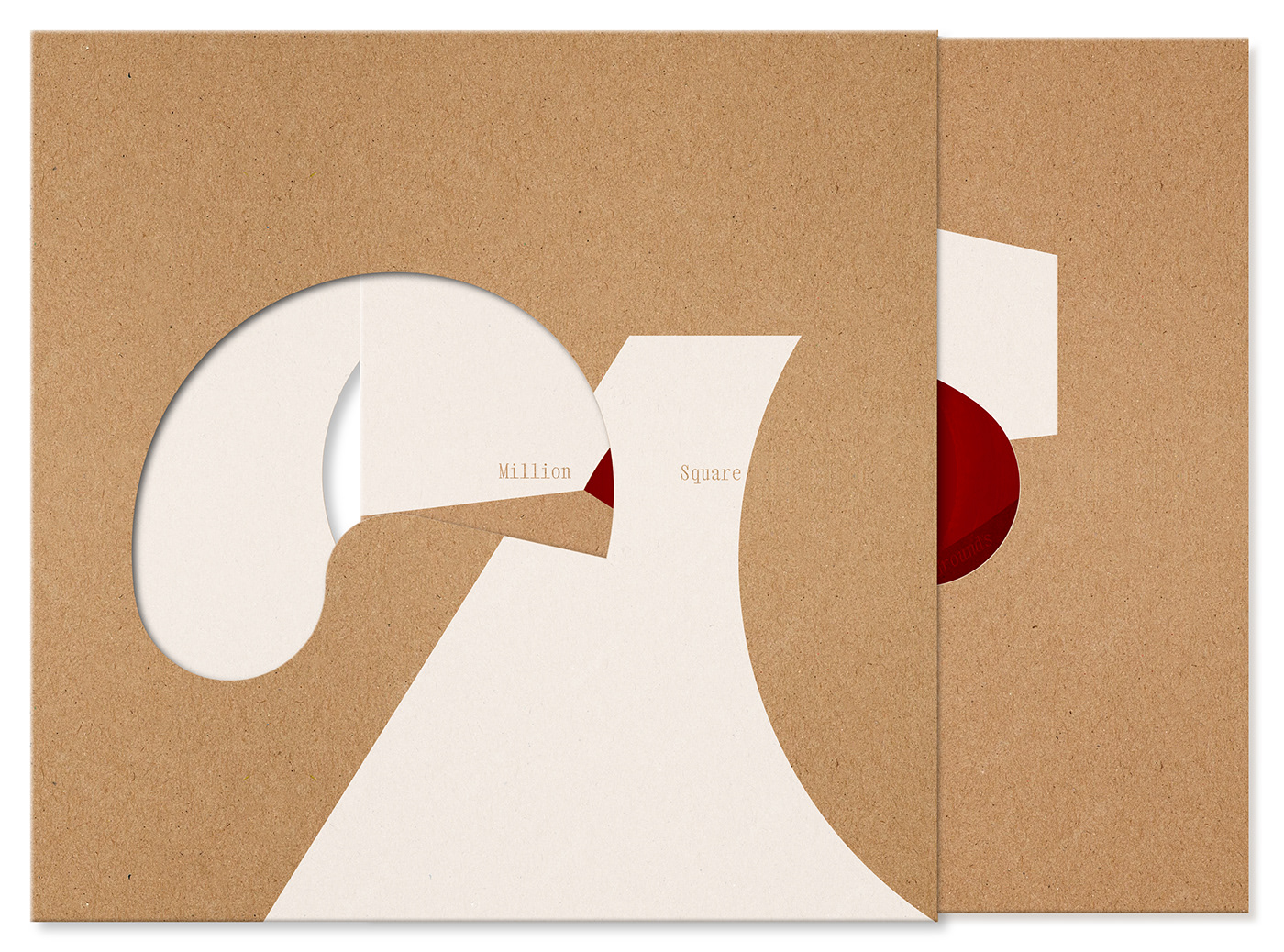 non-format Music Packaging vinyl laser cut digital print ep Fantasy Grounds Kraft Board lo recordings Million Square