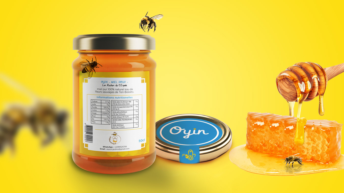 etiquette miel Miel doux