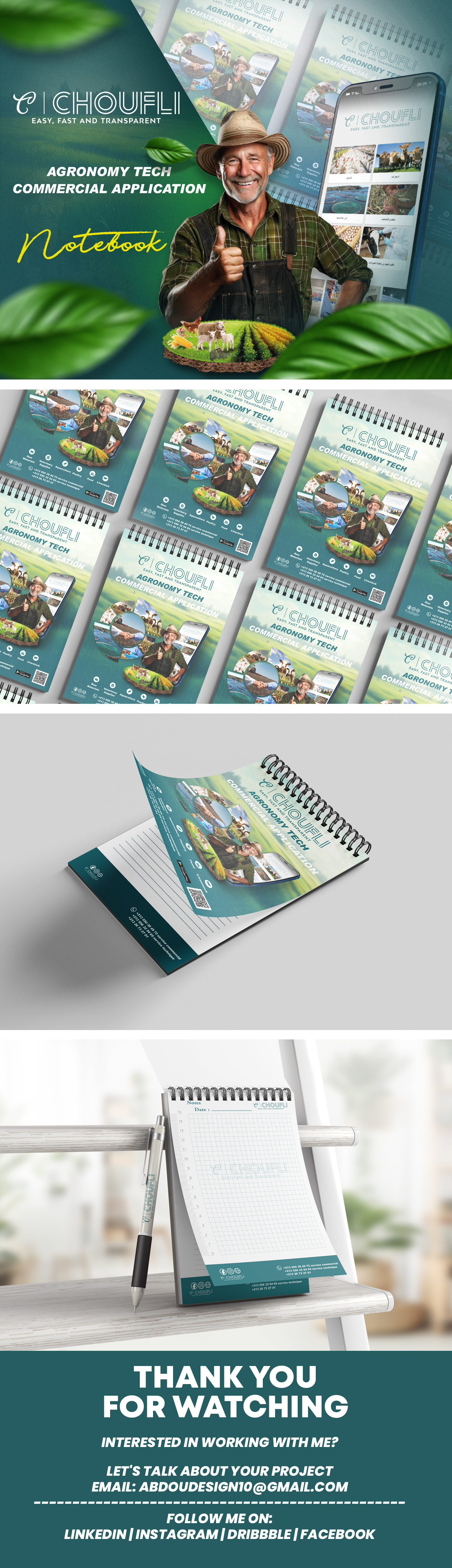 notebook cover book design Mobile app app design Agro Agronomy Agronegócio Social media post
