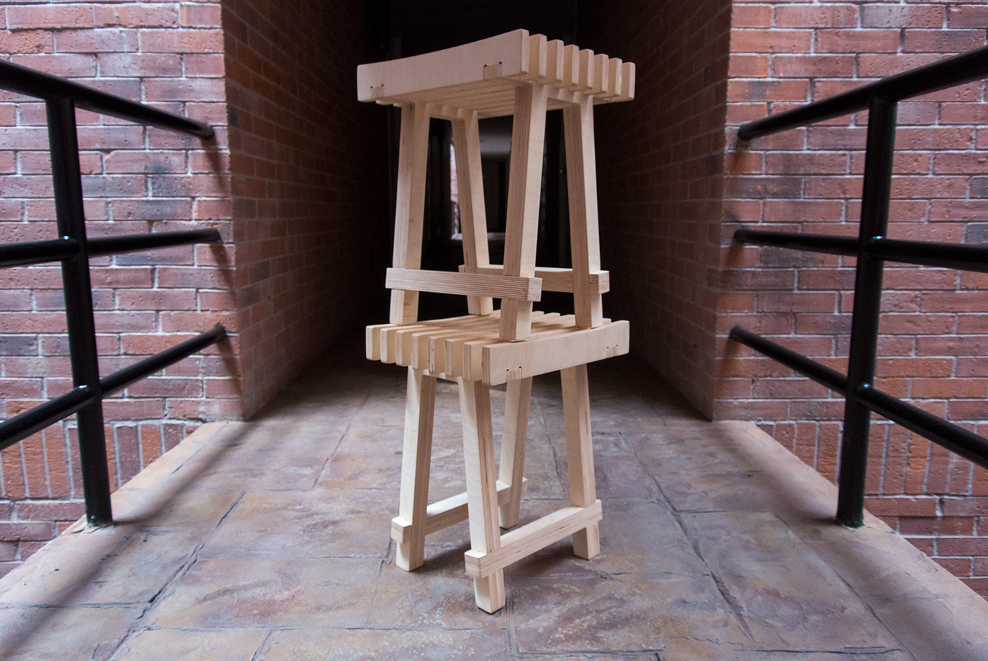 Arado plow banco diseño mexicano Mexican Design diseño industrial stool cnc plywood mobiliario