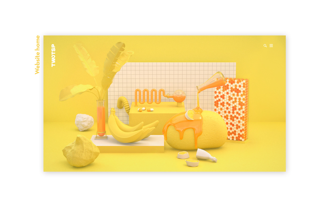 3D Pack banana honey factory machine lab animation  motion graphics  beauty