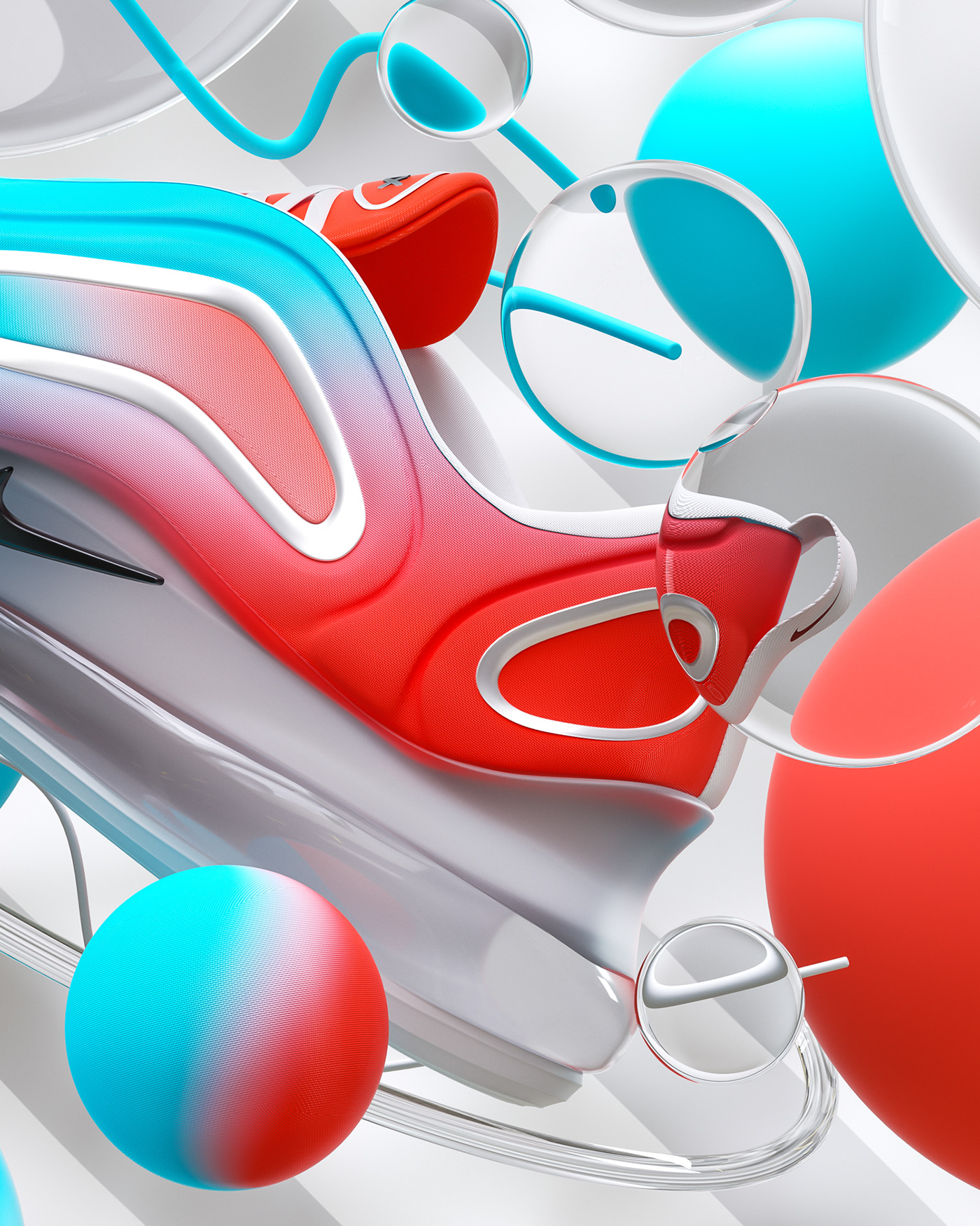 Nike sports 3D CGI art shoes trainers apparel JD Sports air max