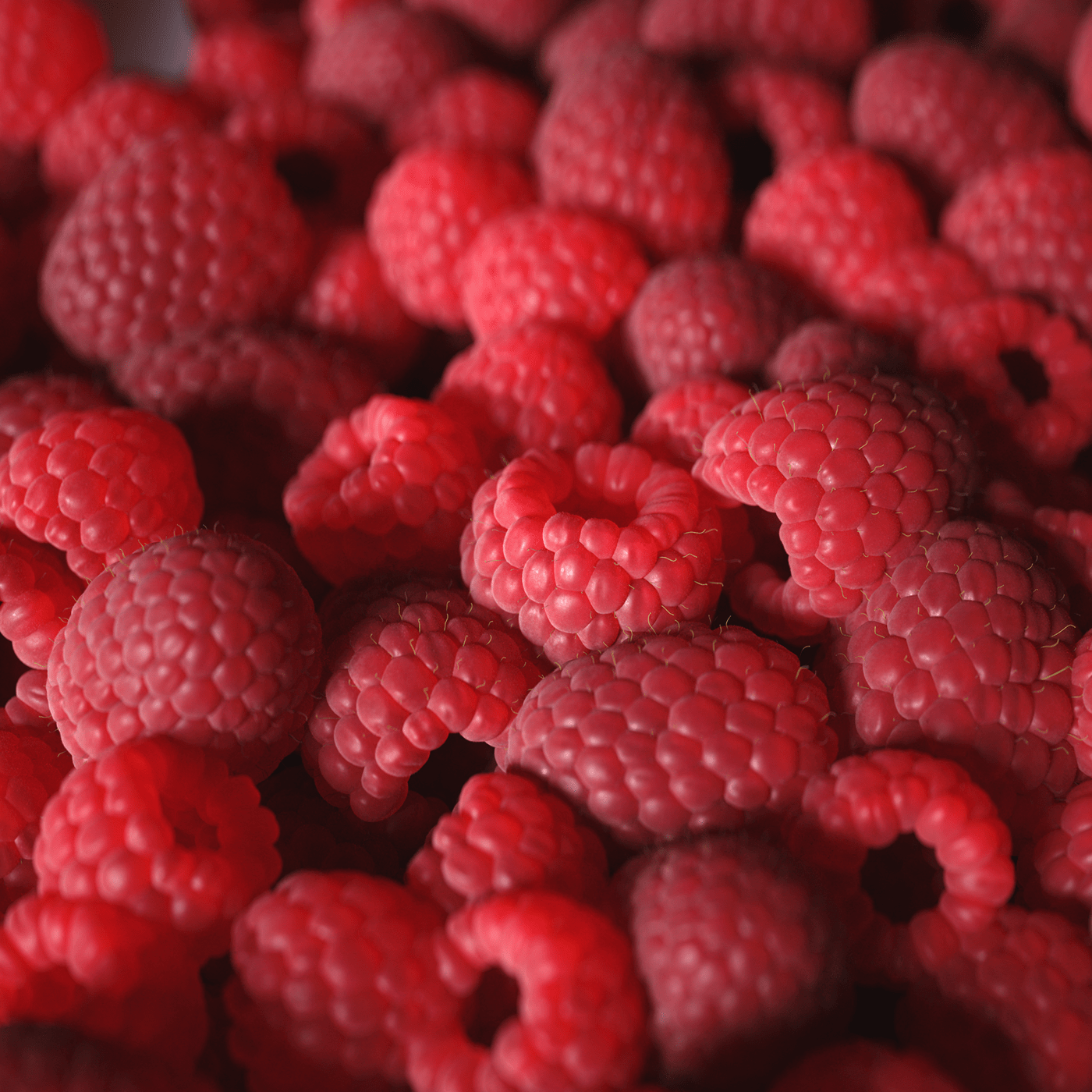 3D c4d CGI cinema 4d Fruit fruits octane raspberries Render visualization
