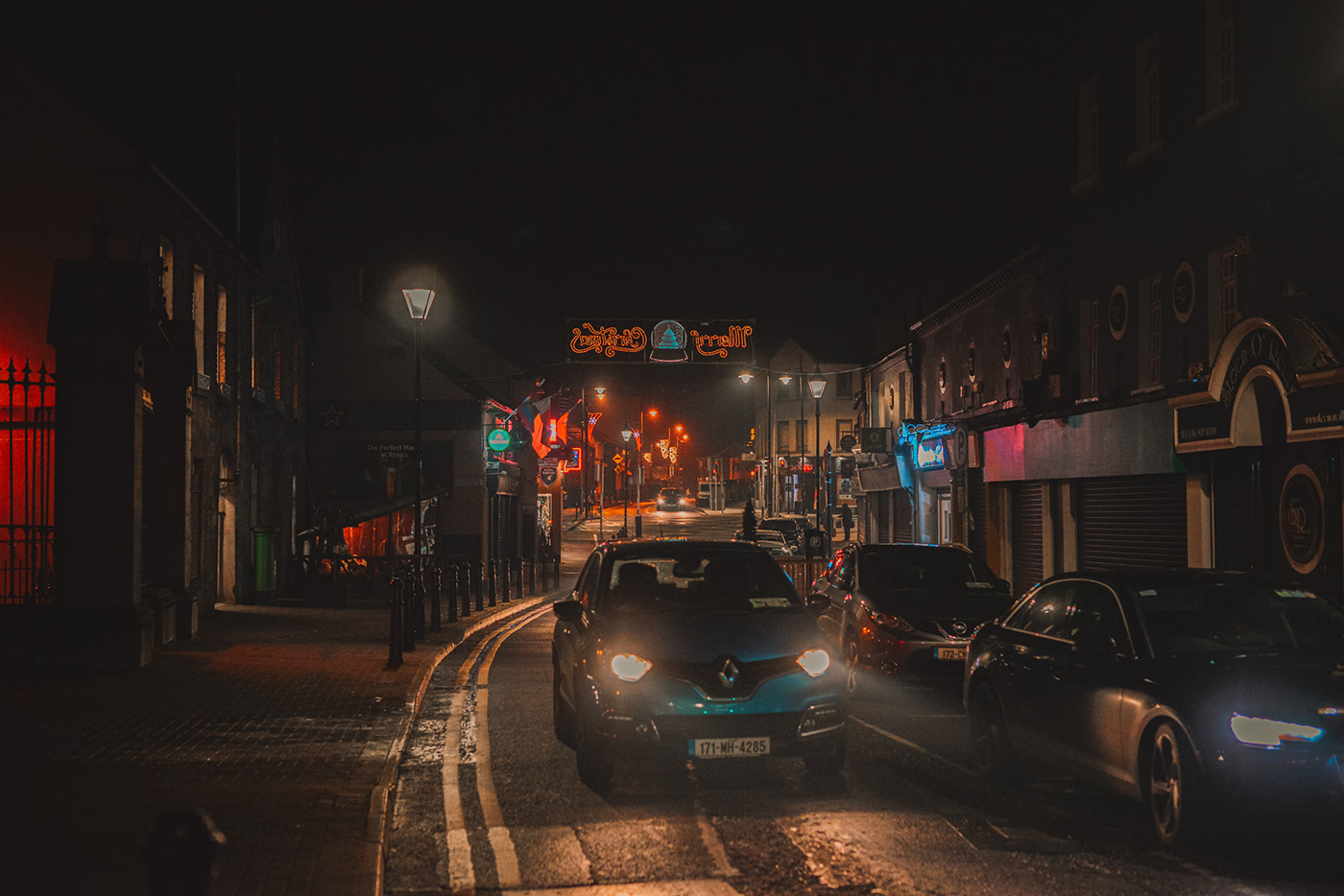 city cityscape Ireland lights neon night Photography  rafalwojcicki Street streetphotography