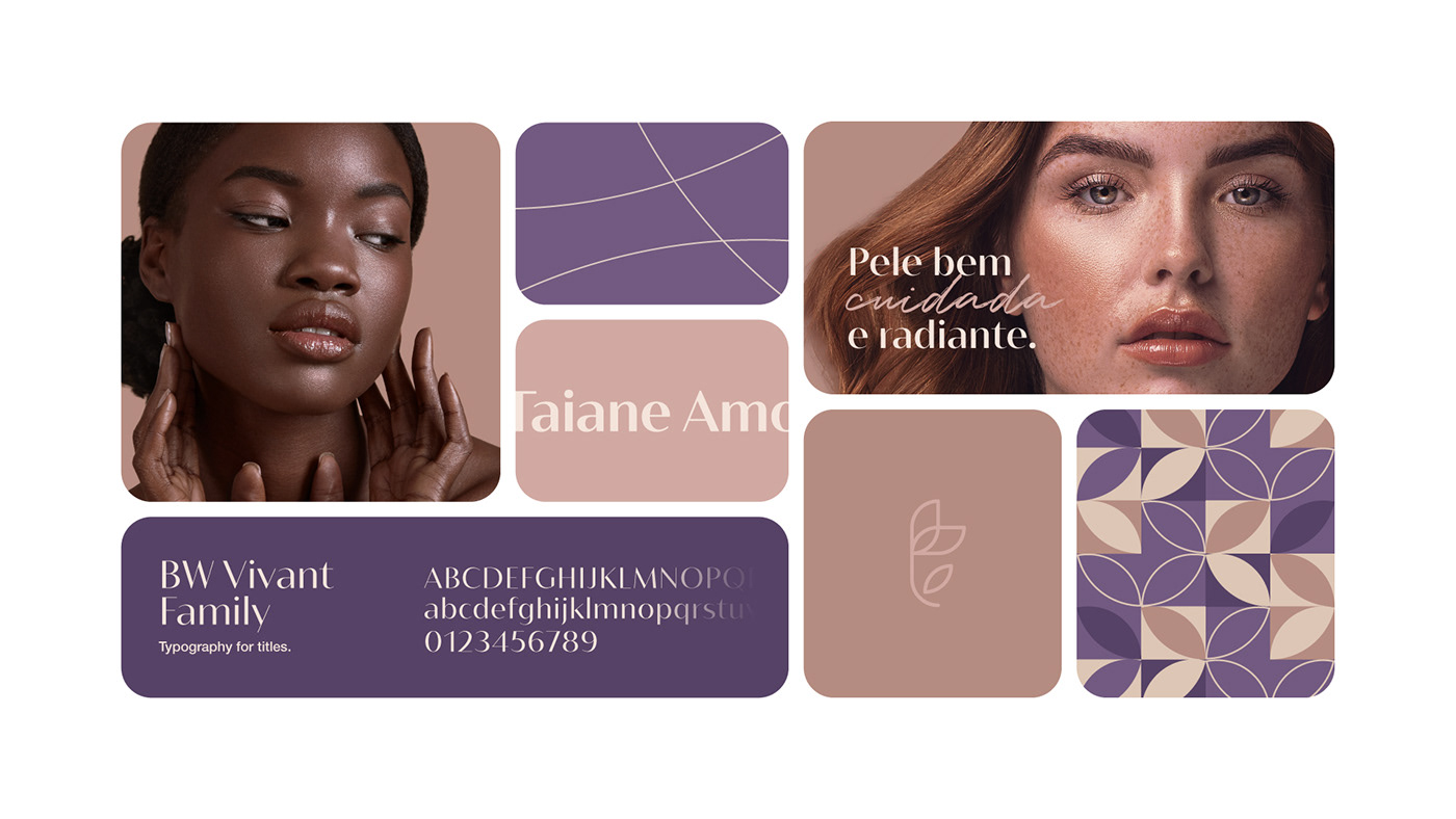 Dermatologista brand logo skin MATHEUS FERREIRA brand identity identidade visual branding  mulher