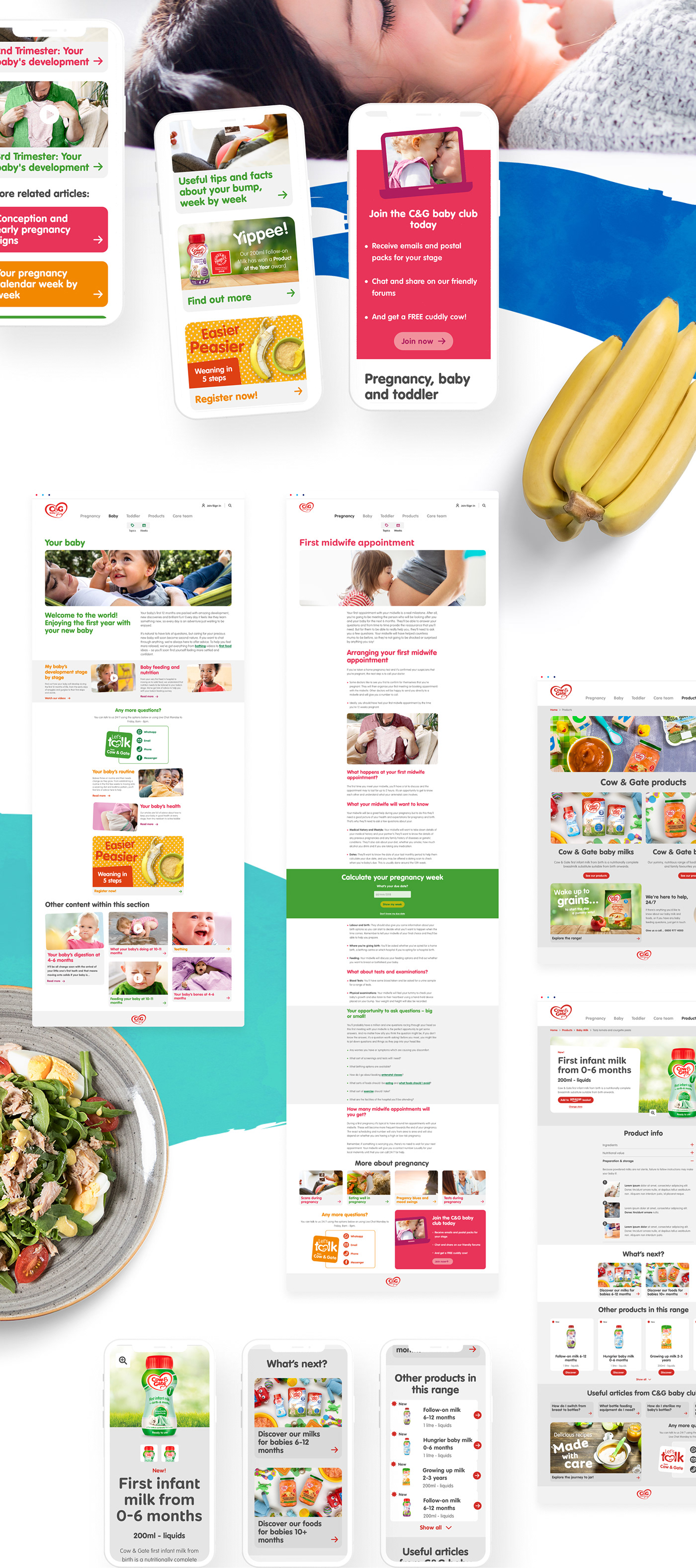 baby brands design system desktop International mobile nutrition styling  Theme Website