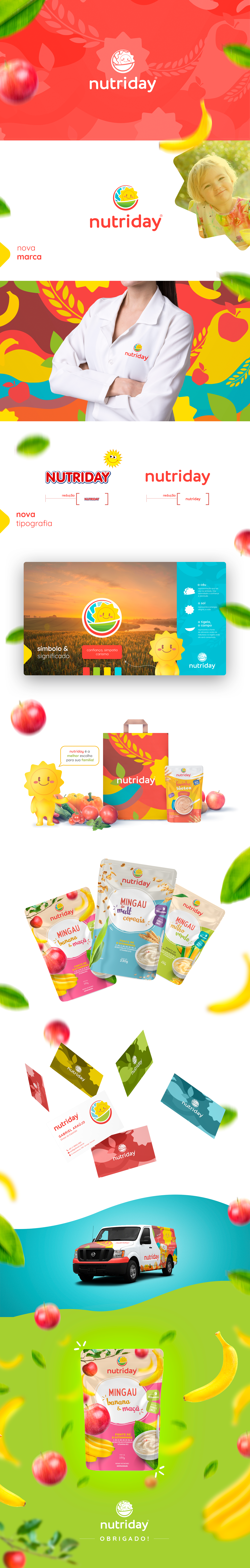 produto mingau nutrition MORNING Sun Mascot Food  brand Rebrand branding 