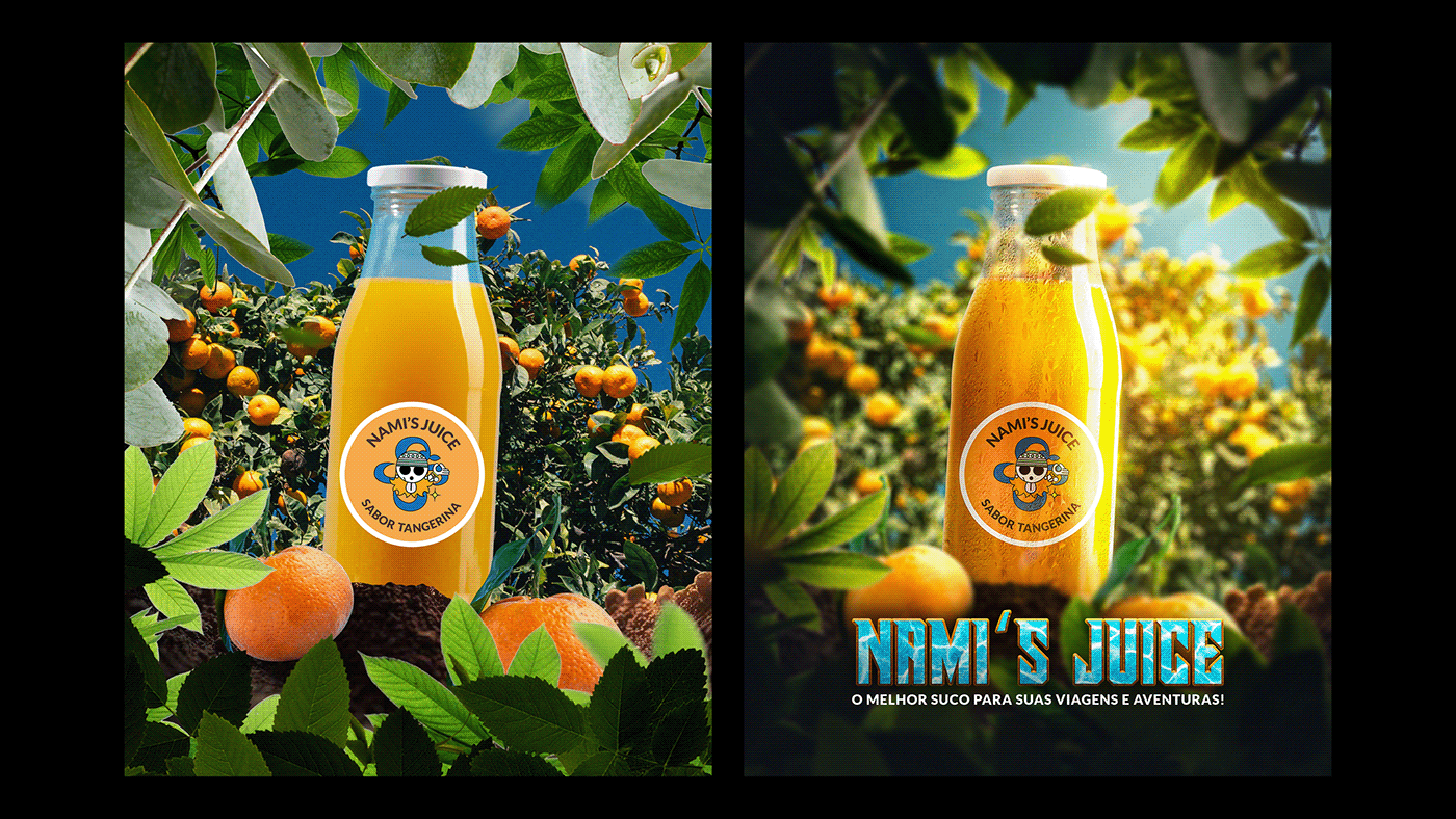 Fruit juice orange Nami one piece Photo Manipulation  Image Editing manipulation photomanipulation