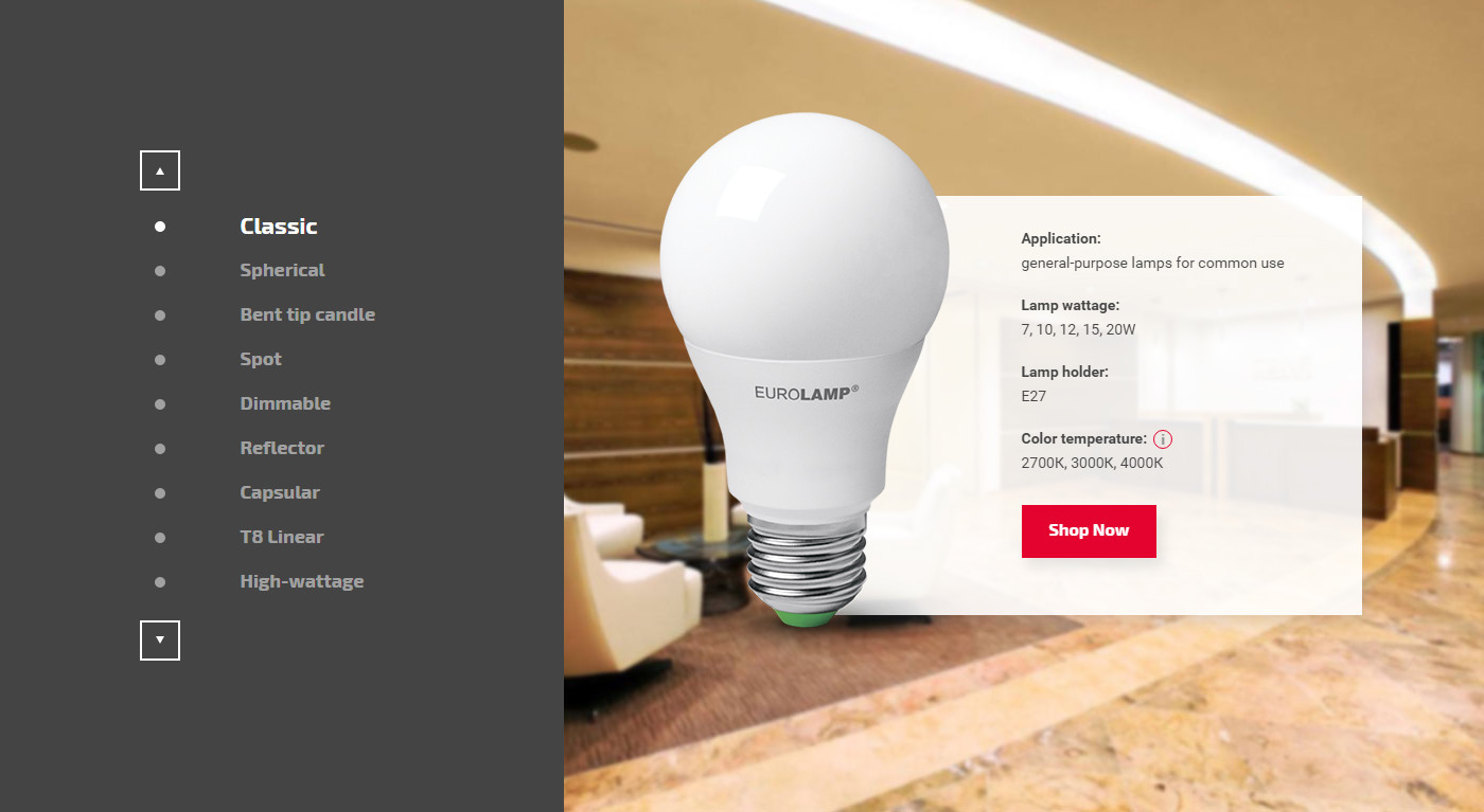 Lamp Web Responsive design marketing  