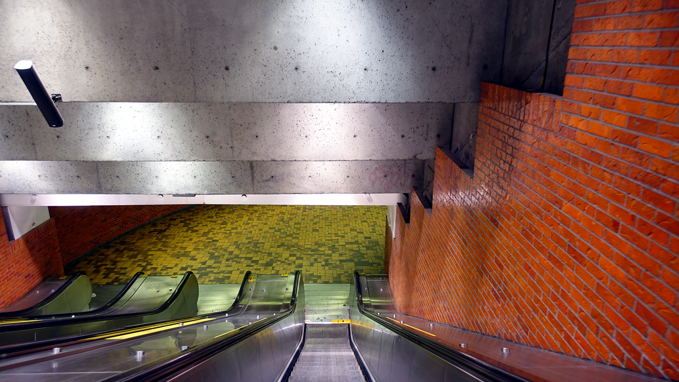 Architecture Photography Montreal subway station architecture subway underground metro