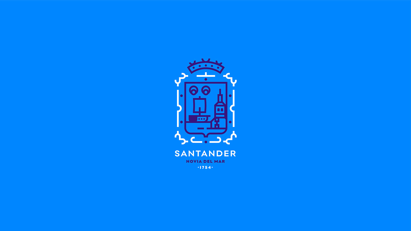 design brand city concept spain santander logo corporate minimal diseño