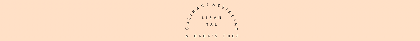 baba typography   font violaineetjeremy restaurant identity Paris mediterranean terracotta Drawing 