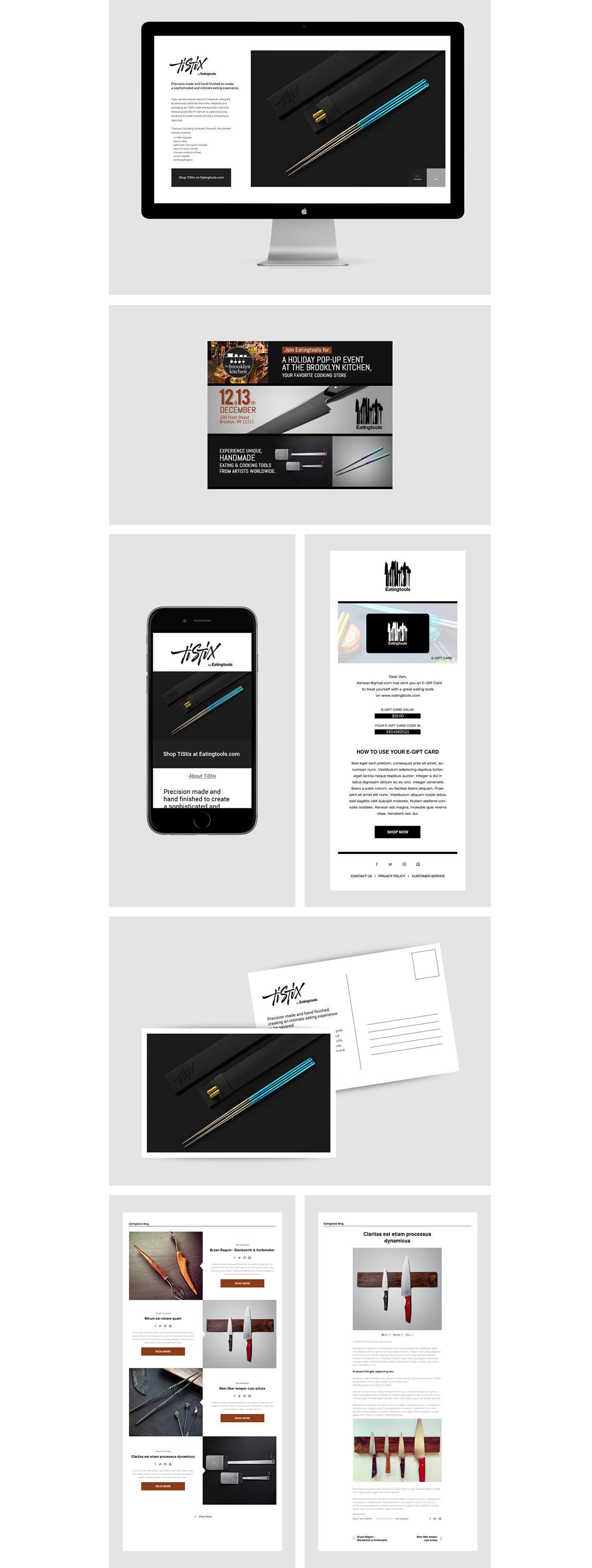 landing page newsletter banner blog design post cards E-commerce Design graphic design 