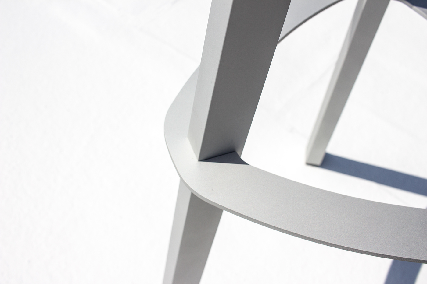 furniture stool industrial design  simple aluminum aluminium flat pack chair barstool hardwood